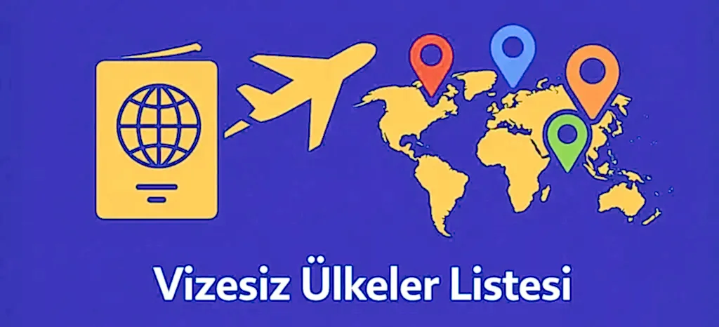 Türkiye'den vizesiz gidilecek ülkeler 2026 listesi