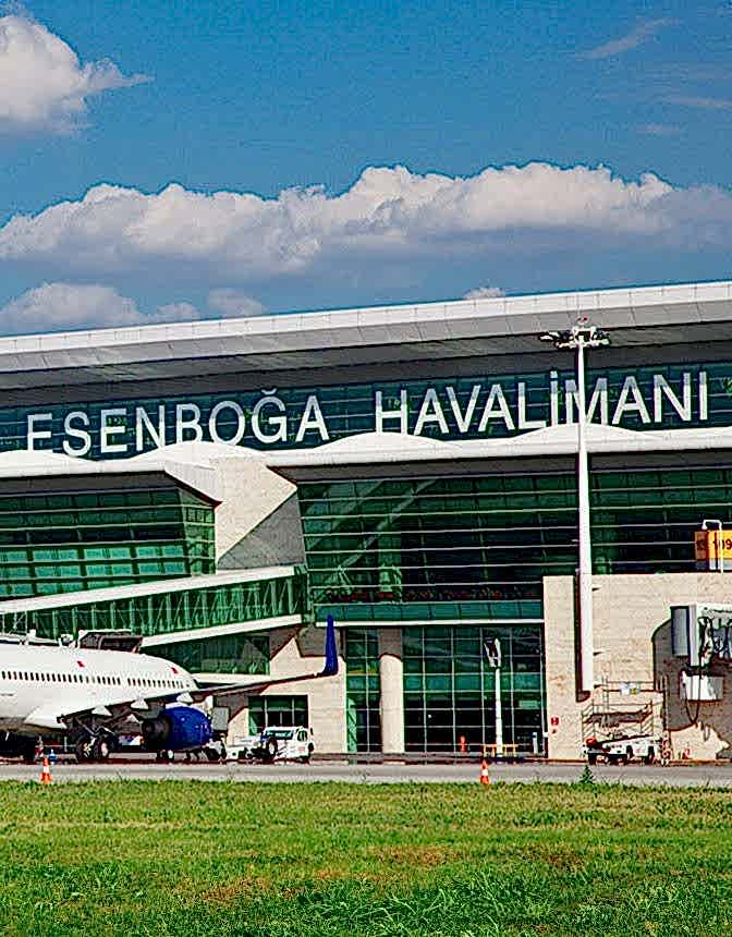 Ankara Esenboğa Havalimanı girişi