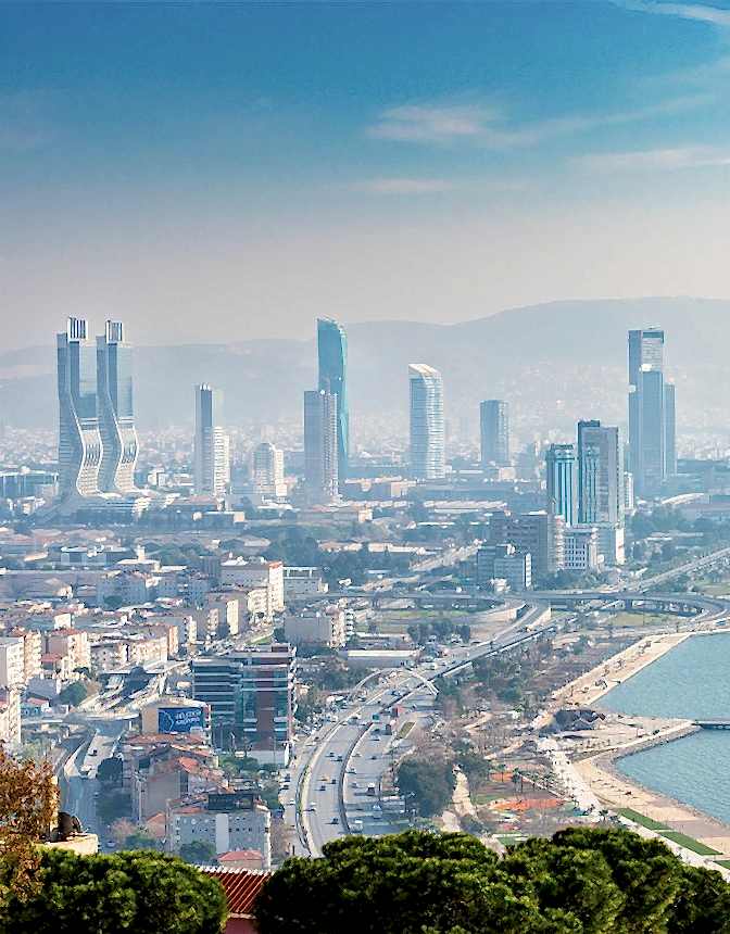 izmir şehir görünümü