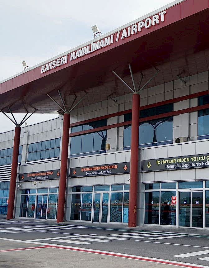 kayseri havalimanı girişi
