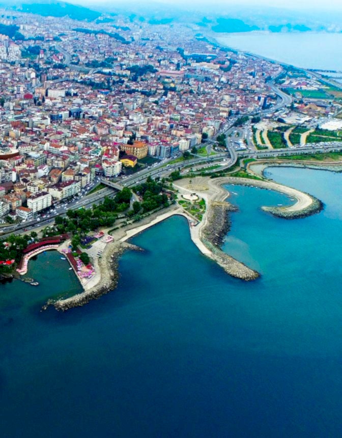 trabzon kuş bakışı görünüm