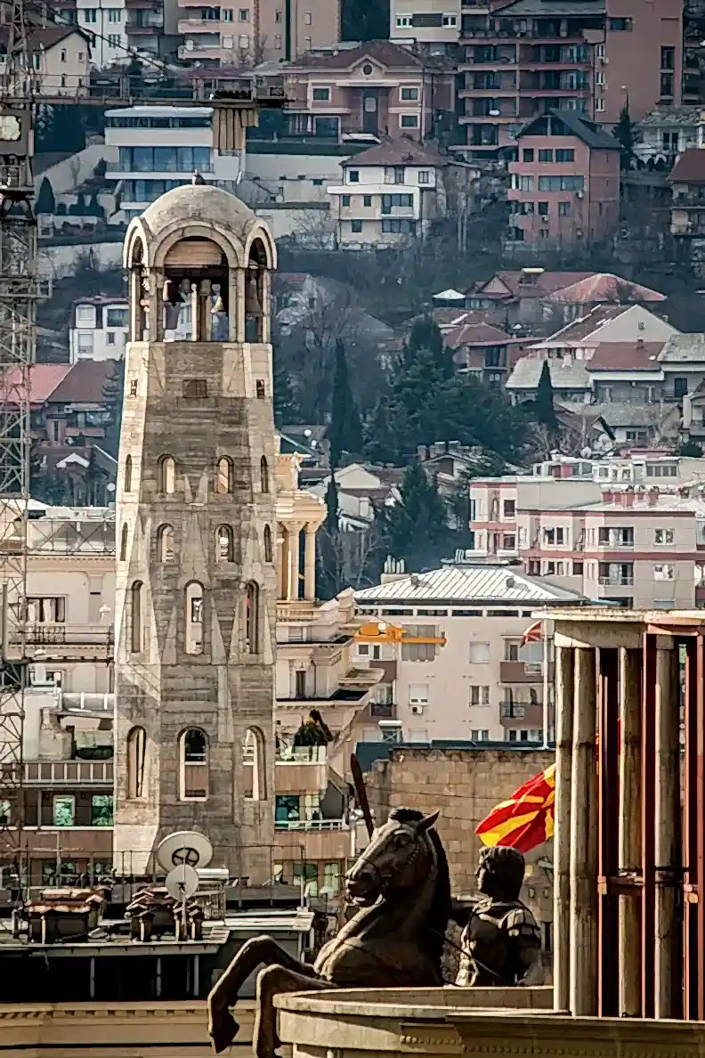 üsküp şehir görünümü